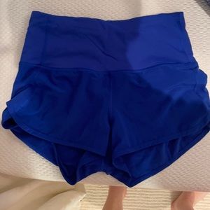 High waisted lululemon running shorts for sale